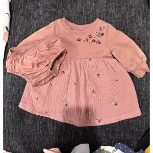 Carter's Pink Floral Dress Set